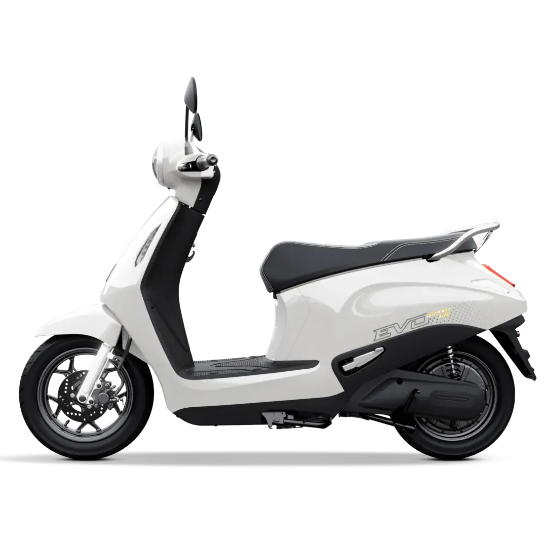 VinFast Evo Grand Lite màu trắng. Ảnh: VinFast; mỗi mẫu có điều kiện đo riêng.