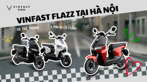 VinFast Flazz mẫu xe điện học sinh dễ sử dụng