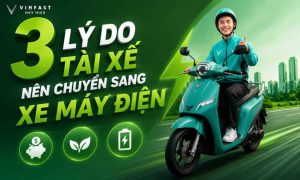 3 lý do tài xế xe ôm nên chuyển sang xe máy điện ngay